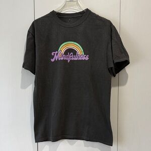 Mindfulness charcoal Women’s T-Shirt Sz M